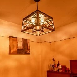 4-Light Lantern Anchor Grey Oak and Matte Black Finish Square Pendant by Pia Ricco -KINWELL shop anchor grey oak matte black pia ricco chandeliers 1jay 50154 c3 1000