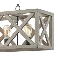4-Light Anchor Grey Oak and Matte Black Rectangle Lantern Pendant by Pia Ricco -KINWELL shop anchor grey oak matte black pia ricco chandeliers 1jay 52204 1f 1000