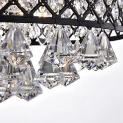 Modern 16.5 in. 4-Light Antique Bronze Flush Mount by KINWELL -KINWELL shop antique bronze kinwell flush mount lights bsc gs003 4f 1000