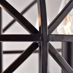 Contemporary 5-Light Black and Brown Finish Chandelier by KINWELL -KINWELL shop black and brown finish kinwell chandeliers bsc gs006 5p 4f 1000