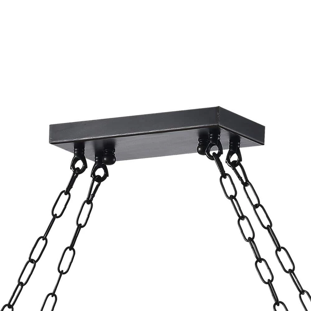 Contemporary 5-Light Black and Brown finish Chandelier by KINWELL 6 Contemporary 5-Light Black and Brown finish Chandelier by KINWELL - Image 4