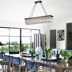 8-Light Black and Brown Chandelier Contemporary by KINWELL -KINWELL shop black and brown finish kinwell chandeliers bsc gs014 dbn 4f 1000