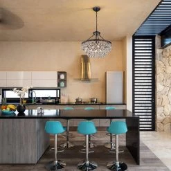 Modern 9-Light Black and Brown Finish Chandelier by KINWELL 13 Modern 9-Light Black and Brown Finish Chandelier by KINWELL -KINWELL shop black and brown kinwell chandeliers bsc gs018 dbn fa 1000