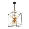 Clyde 9-Light Black Sputnik Modern Industrial Hanging Pendant Light for Kitchen Dining Room by Artika -KINWELL shop black artika chandeliers cly2 64 1000