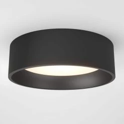 Alton 13 in. 1-Light Black Modern Integrated LED Flush Mount Ceiling Light for Kitchen Dining Room by Artika 12 Alton 13 in. 1-Light Black Modern Integrated LED Flush Mount Ceiling Light for Kitchen Dining Room by Artika -KINWELL shop black artika flush mount lights fm alc bl 4f 1000