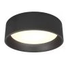 Alton 13 in. 1-Light Black Modern Integrated LED Flush Mount Ceiling Light for Kitchen Dining Room by Artika -KINWELL shop black artika flush mount lights fm alc bl 64 1000