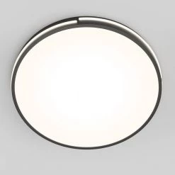 Delray 15 in. 1-Light Black LED Flush Mount Ceiling Light by Artika -KINWELL shop black artika flush mount lights fm dec hd2bl fa 1000