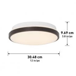 Orion 12 in. 1-Light Black Modern Integrated LED Flush Mount Ceiling Light for Bedroom by Artika 13 Orion 12 in. 1-Light Black Modern Integrated LED Flush Mount Ceiling Light for Bedroom by Artika -KINWELL shop black artika flush mount lights fm orc bl 40 1000