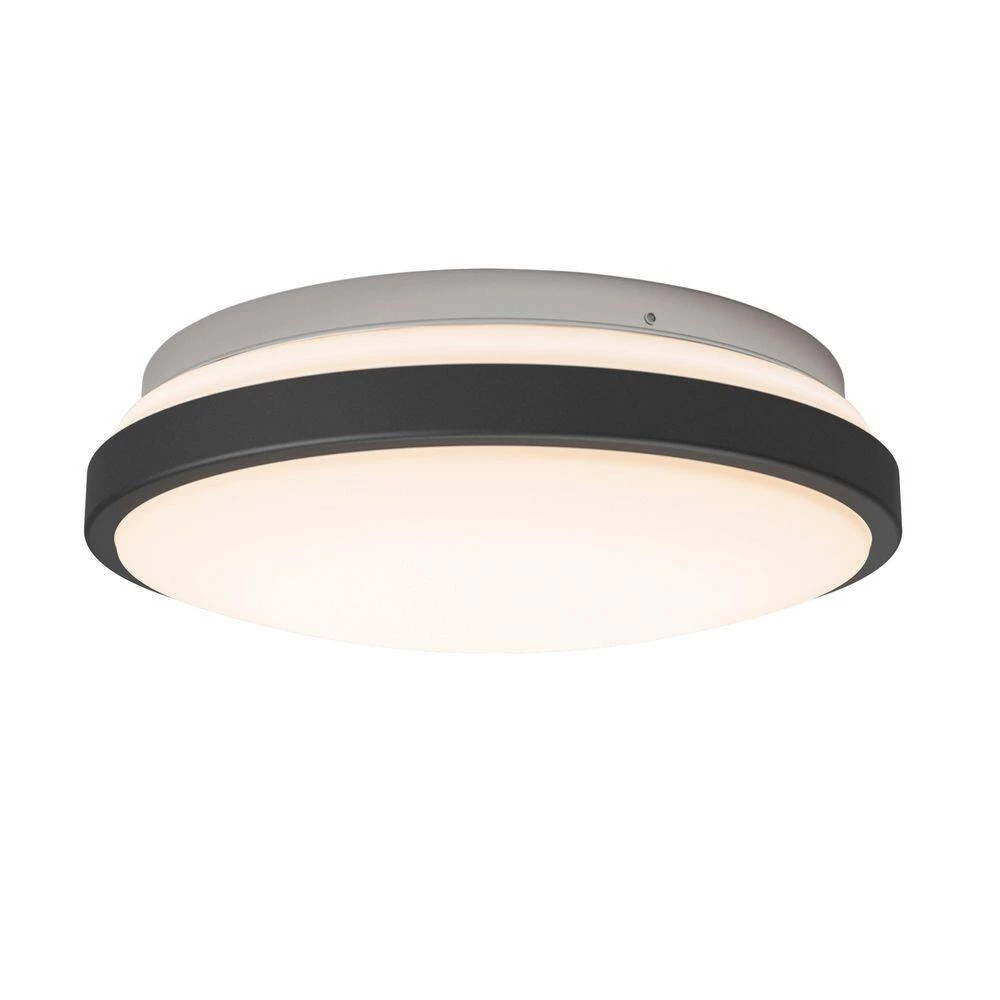 Orion 12 in. 1-Light Black Modern Integrated LED Flush Mount Ceiling Light for Bedroom by Artika 10 Orion 12 in. 1-Light Black Modern Integrated LED Flush Mount Ceiling Light for Bedroom by Artika - Image 8