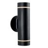 C7 Cylinder 2-Light Black Modern Outdoor Garage and Porch Light Wall Lantern Sconce by Artika -KINWELL shop black artika outdoor sconces amp101 ccabl 64 1000