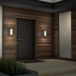 Essence Cylinder Black Modern Integrated LED Indoor/Outdoor Porch Light Wall Lantern Sconce with Bubble Glass by Artika 16 Essence Cylinder Black Modern Integrated LED Indoor/Outdoor Porch Light Wall Lantern Sconce with Bubble Glass by Artika -KINWELL shop black artika outdoor sconces amp105 hdbl 44 1000