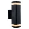 Mettle Cylinder Black Modern Integrated LED Outdoor Garage and Porch Light Wall Lantern Sconce by Artika 1 Mettle Cylinder Black Modern Integrated LED Outdoor Garage and Porch Light Wall Lantern Sconce by Artika -KINWELL shop black artika outdoor sconces nsbles c1 64 1000