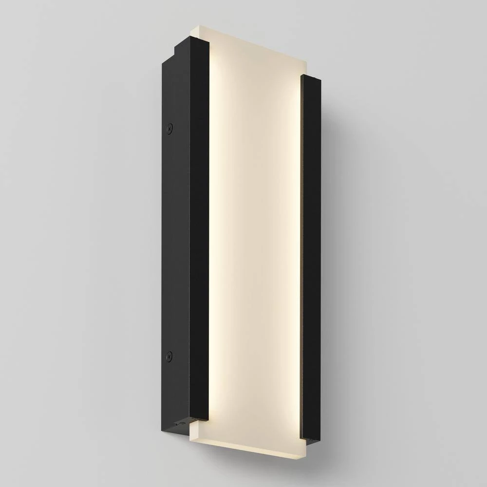 Blade 1-Light Black LED Outdoor Wall Cylinder Light by Artika 8 Blade 1-Light Black LED Outdoor Wall Cylinder Light by Artika - Image 6