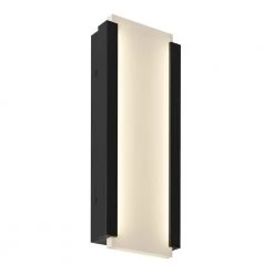 Blade 1-Light Black LED Outdoor Wall Cylinder Light by Artika