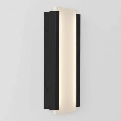 Blade 1-Light Black LED Outdoor Wall Cylinder Light by Artika 17 Blade 1-Light Black LED Outdoor Wall Cylinder Light by Artika -KINWELL shop black artika outdoor sconces out bdc hd2bl 76 1000