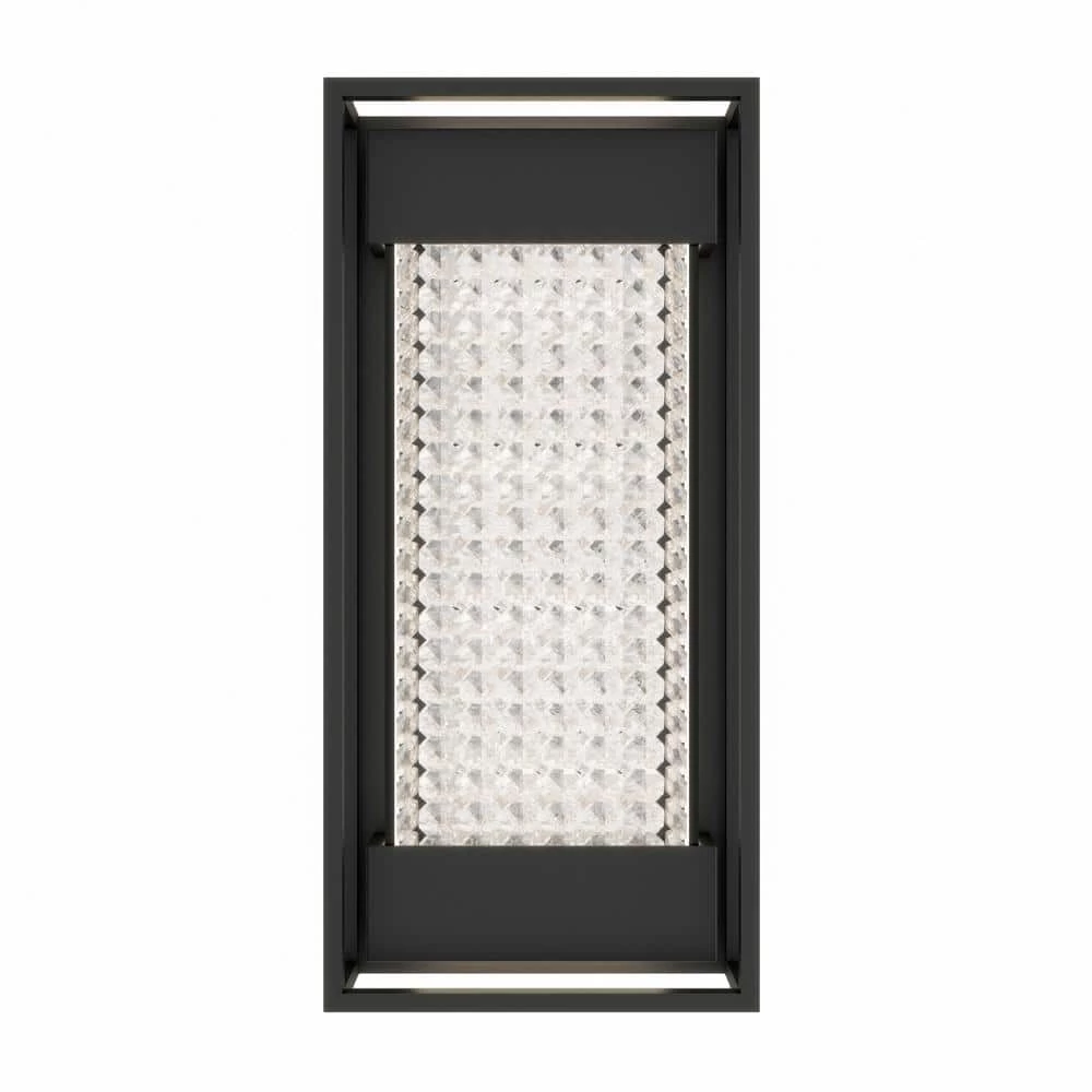 Glam Black Outdoor Hardwired Integrated LED Wall Sconce Light by Artika 3 Glam Black Outdoor Hardwired Integrated LED Wall Sconce Light by Artika