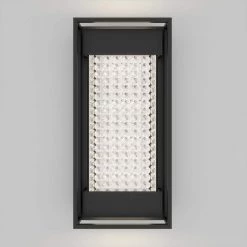 Glam Black Outdoor Hardwired Integrated LED Wall Sconce Light by Artika 11 Glam Black Outdoor Hardwired Integrated LED Wall Sconce Light by Artika -KINWELL shop black artika outdoor sconces out cg mb c3 1000