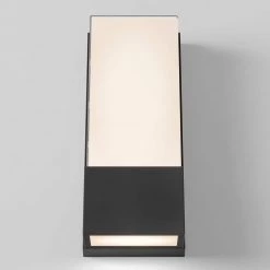 Dixon 1-Light Black Integrated LED Outdoor Hardwired Wall Cylinder Sconce Light by Artika -KINWELL shop black artika outdoor sconces out dic hd2bl 44 1000