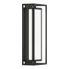 Ghost Large Black Outdoor Hardwired Integrated LED Wall Cylinder Sconce Light by Artika -KINWELL shop black artika outdoor sconces out gh mb10 64 1000