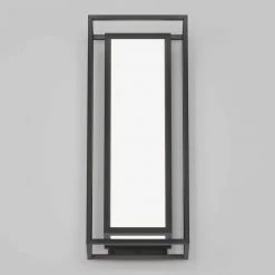 Ghost Large Black Outdoor Hardwired Integrated LED Wall Cylinder Sconce Light by Artika -KINWELL shop black artika outdoor sconces out gh mb10 c3 1000