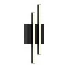 Grid Black Outdoor Hardwired Integrated LED Wall Lantern Sconce Light by Artika -KINWELL shop black artika outdoor sconces out grc hd2bl 64 1000