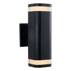 Stark Smart Programmable Dusk to Dawn 1-Light Black LED Outdoor/Indoor Wall Cylinder Light by Artika -KINWELL shop black artika outdoor sconces out stw c c3 1000