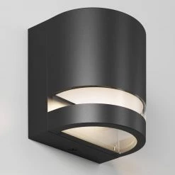 Valor Round Black Indoor/Outdoor Hardwired Integrated LED Wall Cylinder Sconce Light by Artika 12 Valor Round Black Indoor/Outdoor Hardwired Integrated LED Wall Cylinder Sconce Light by Artika -KINWELL shop black artika outdoor sconces out vr mb c3 1000
