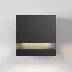 Valor Square Black Indoor/Outdoor Hardwired Integrated LED Wall Cylinder Sconce Light by Artika 15 Valor Square Black Indoor/Outdoor Hardwired Integrated LED Wall Cylinder Sconce Light by Artika -KINWELL shop black artika outdoor sconces out vs mb 1f 1000