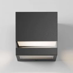 Valor Square Black Indoor/Outdoor Hardwired Integrated LED Wall Cylinder Sconce Light by Artika 16 Valor Square Black Indoor/Outdoor Hardwired Integrated LED Wall Cylinder Sconce Light by Artika -KINWELL shop black artika outdoor sconces out vs mb 44 1000