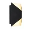 Tria Black Modern Integrated LED Outdoor Garage and Porch Light Wall Lantern Sconce by Artika 2 Tria Black Modern Integrated LED Outdoor Garage and Porch Light Wall Lantern Sconce by Artika -KINWELL shop black artika outdoor sconces tria bl hdc 64 1000