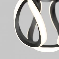 Vivaldi 16-Watt Integrated LED Black Modern Hanging Mini Pendant Light for Kitchen Island by Artika -KINWELL shop black artika pendant lights pdt1 vic hd2bl fa 1000