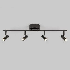 Era 2 ft. 4-Light Black Modern Industrial Integrated LED Fixed Track Lighting Kit for Kitchen by Artika 12 Era 2 ft. 4-Light Black Modern Industrial Integrated LED Fixed Track Lighting Kit for Kitchen by Artika -KINWELL shop black artika track lighting kits trk4er rn 66 1000