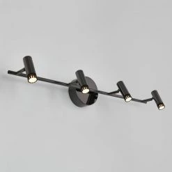 Era 2 ft. 4-Light Black Modern Industrial Integrated LED Fixed Track Lighting Kit for Kitchen by Artika 17 Era 2 ft. 4-Light Black Modern Industrial Integrated LED Fixed Track Lighting Kit for Kitchen by Artika -KINWELL shop black artika track lighting kits trk4er rn fa 1000