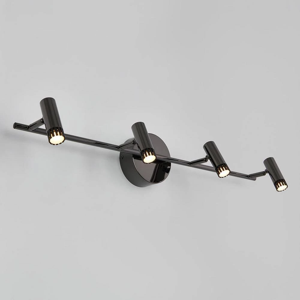 Era 2 ft. 4-Light Black Modern Industrial Integrated LED Fixed Track Lighting Kit for Kitchen by Artika 9 Era 2 ft. 4-Light Black Modern Industrial Integrated LED Fixed Track Lighting Kit for Kitchen by Artika - Image 9