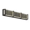 Subway 27 in. 3-Light Black LED Modern Bath Vanity Light Bar for Bathroom by Artika -KINWELL shop black artika vanity lighting 27van sec hd2bl 64 1000