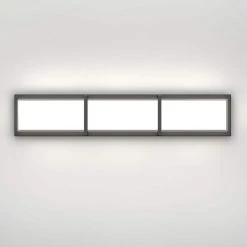 Subway 27 in. 1-Light Black LED Modern Bath Vanity Light Bar for Bathroom by Artika -KINWELL shop black artika vanity lighting 27van su mb 76 1000