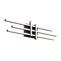 Grid 27 in. 1-Light Black LED Modern Bath Vanity Light Bar for Bathroom by Artika