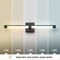 Tivoli 27 in. 1-Light Black LED Modern Bath Vanity Light Bar for Bathroom by Artika 19 Tivoli 27 in. 1-Light Black LED Modern Bath Vanity Light Bar for Bathroom by Artika -KINWELL shop black artika vanity lighting van troc hd2bl 4f 1000