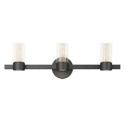 Essence 27 in. 3-Light Black LED Modern Bath Vanity Light Bar for Bathroom by Artika