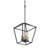 4-Light Black Candle Style Geometric Pendant by Jushua 2 4-Light Black Candle Style Geometric Pendant by Jushua -KINWELL shop black jushua chandeliers acr 10524bk bd 64 1000