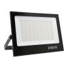 100-Watt Black Outdoor Integrated LED Warm White Thin Flood Light by Jushua