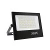 30-Watt Black Integrated LED Warm White Outdoor Thin Flood Light by Jushua -KINWELL shop black jushua flood lights ele l ctzb30w ww 64 1000