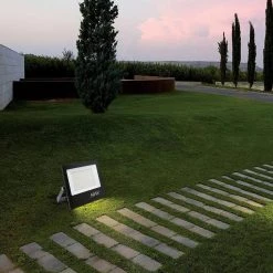 50-Watt Black Integrated LED White Outdoor Thin Flood Light by Jushua -KINWELL shop black jushua flood lights ele l ctzb50w wh 4f 1000