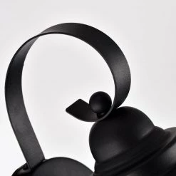 1-Light Black Armed Outdoor Wall Lantern Sconce (2-Pack) by Jushua -KINWELL shop black jushua outdoor sconces gol f201009 fa 1000