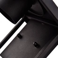 1-Light Black Metal Outdoor Wall Lantern Sconce with Clear Seeded Glass by Jushua -KINWELL shop black jushua outdoor sconces sd cy ca1907 w 1f 1000