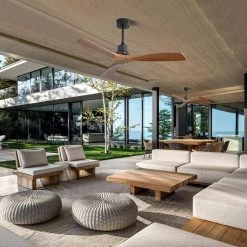 52 in. Indoor Black Ceiling Fan by KINWELL -KINWELL shop black kinwell ceiling fans without lights uc5247 dc wd 44 1000