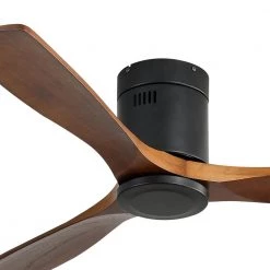 52 in. Indoor Black Ceiling Fan by KINWELL -KINWELL shop black kinwell ceiling fans without lights uckbs 52143 4f 1000