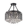 Contemporary 13.6 in. 4-Light Back Semi-Flush Mount by KINWELL -KINWELL shop black kinwell flush mount lights bsc gs004 64 1000