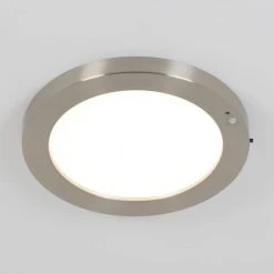 Lumo 8 in. 1-Light Brushed Nickel Modern LED Flush Mount Ceiling Light for Hallway (2-Pack) by Artika 11 Lumo 8 in. 1-Light Brushed Nickel Modern LED Flush Mount Ceiling Light for Hallway (2-Pack) by Artika -KINWELL shop brushed nickel artika flush mount lights cl co8 c 4f 1000