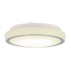 Pluto 13 in. 1-Light White Smart Selectable Programmable LED Modern Flush Mount Ceiling Light for Bedroom and Hallway by Artika 16 Pluto 13 in. 1-Light White Smart Selectable Programmable LED Modern Flush Mount Ceiling Light for Bedroom and Hallway by Artika -KINWELL shop brushed nickel artika flush mount lights cl srw fa 1000